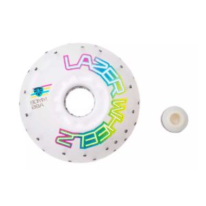 چرخ اسکیت فلایینگ ایگل مدل چراغ دار و جرقه ای 8 FLYING EAGLE 80 LED LAZERWHEELZ SPARK 88A AZUL 2