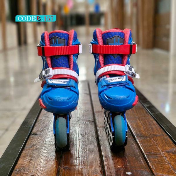 اسکیت بونت مدل Z1 سایز ۳۲/۳۵ رنگ آبی قرمز – طراحی ورزشی و جذاب برای اسکیت‌سواران جوان