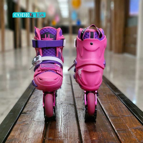 اسکیت بونت مدل Z1 سایز ۳۲/۳۵ رنگ صورتی بنفش – طراحی جذاب برای اسکیت‌سواران جوان