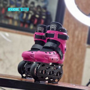اسکیت دست دوم سبا مدل FR سایز 32/34 صورتی با کیفیت عالی و ظاهری تمیز